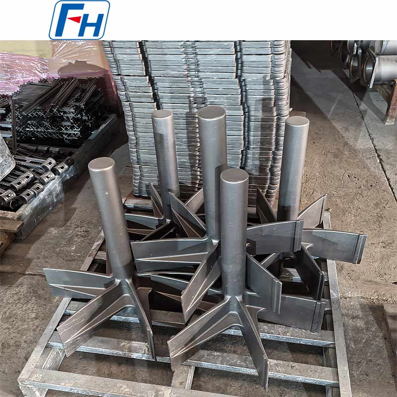 Spawane łopatki wentylatora FH® do wentylatorów pieców wysokotemperaturowych – 1.4848, zabezpieczenie przed pełzaniem, wyważanie dynamiczne, ISO 9001