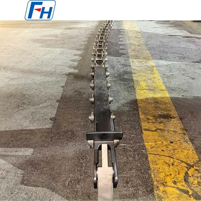 Głowica pchająca FH® + zespół łańcucha | Ciągły układ napędowy pieca