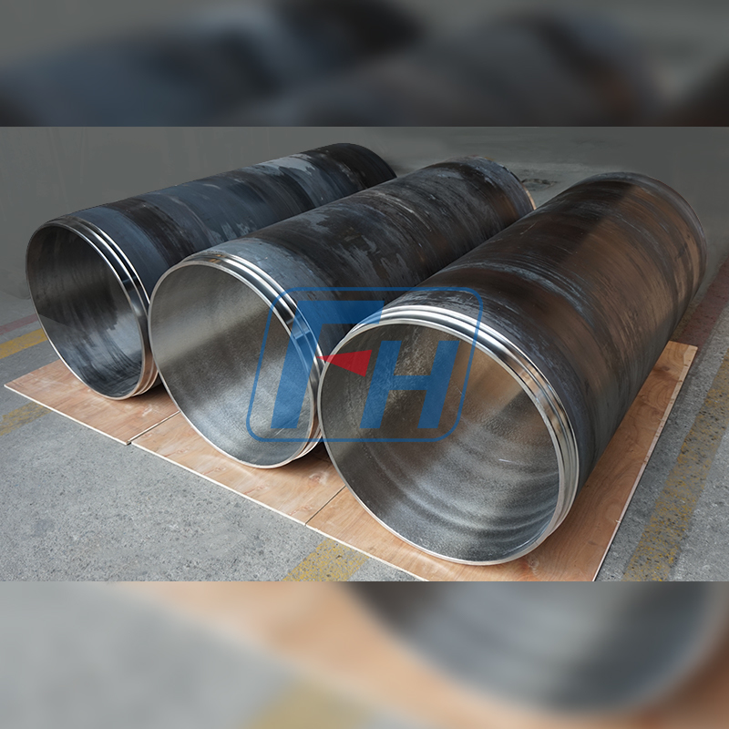 Odporne na zużycie stalowe tuleje Ø682xø730x1755mm